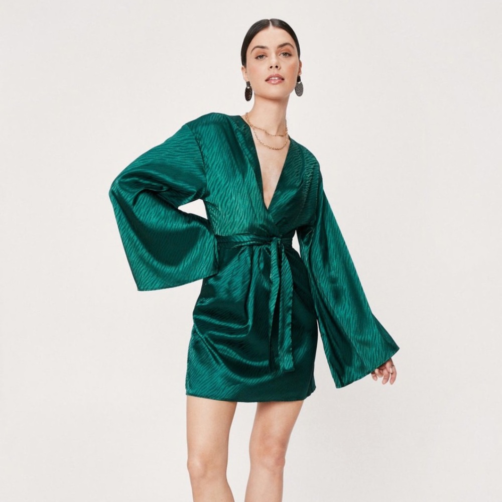 SATIN MINI DRESS